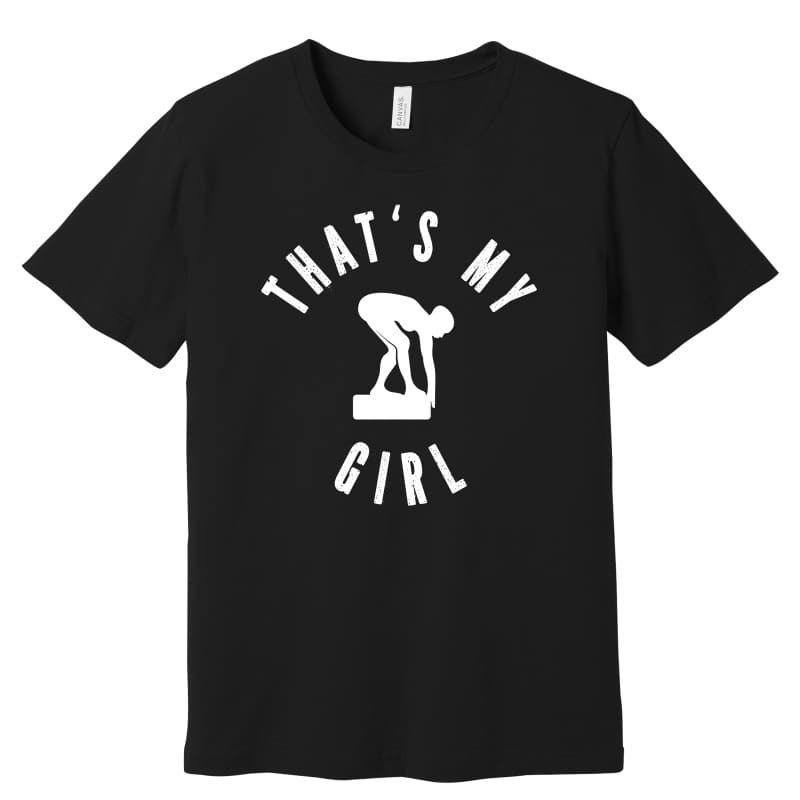 That’s My Girl Swim Tee – Custom Name Back - Youth Small