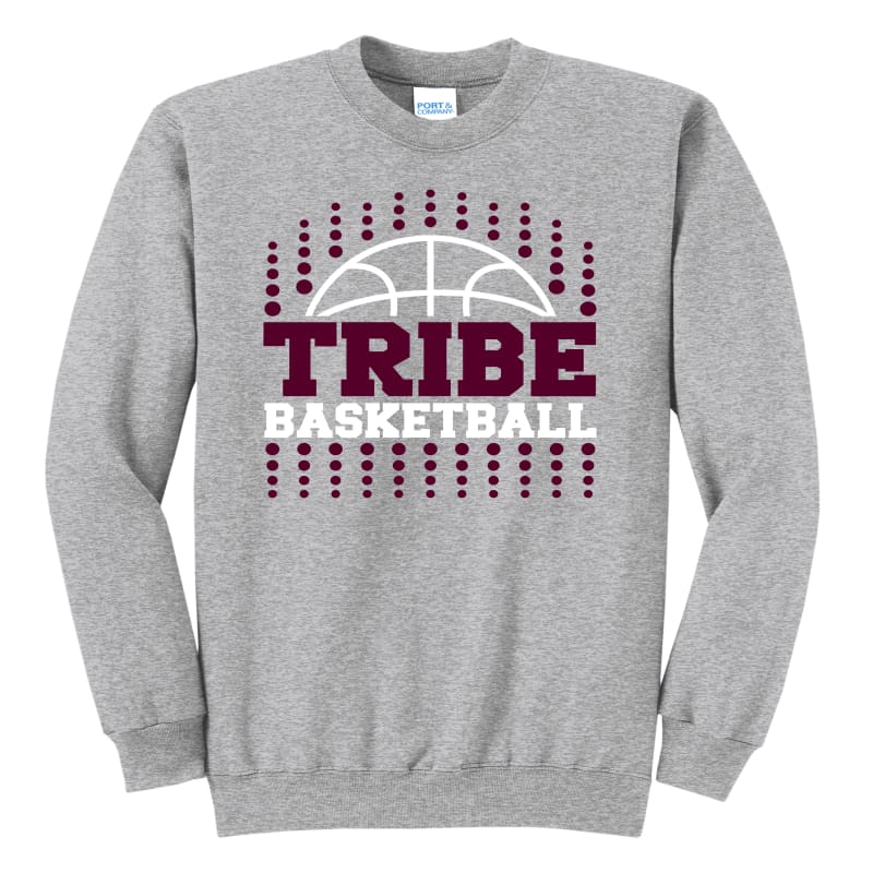 TRIBE Basketball Dotted Sweatshirt – Canal Winchester Ohio