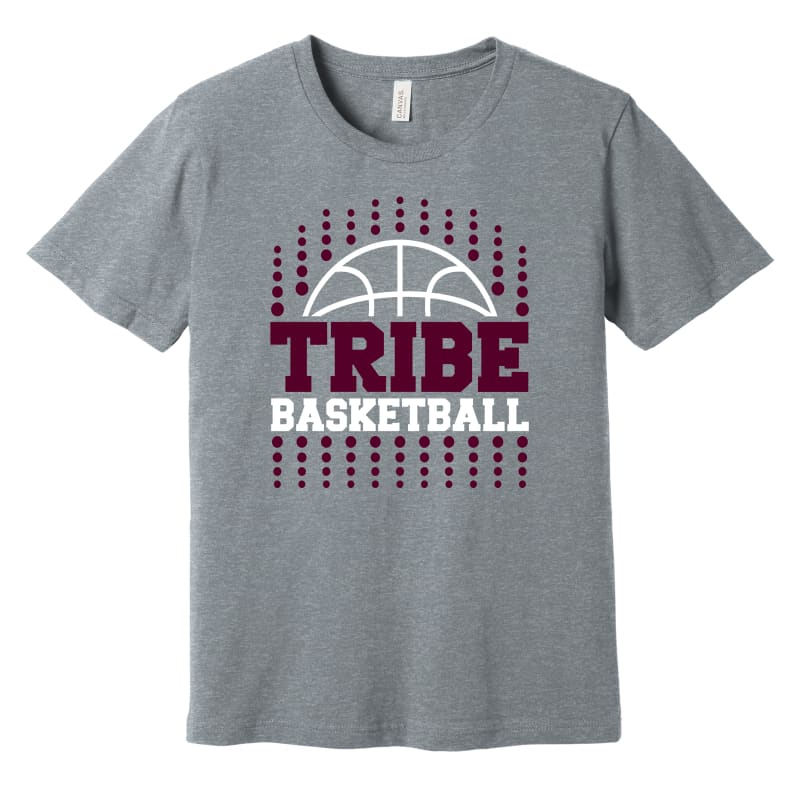 Tribe Basketball Dotted Tee – Canal Winchester - Small
