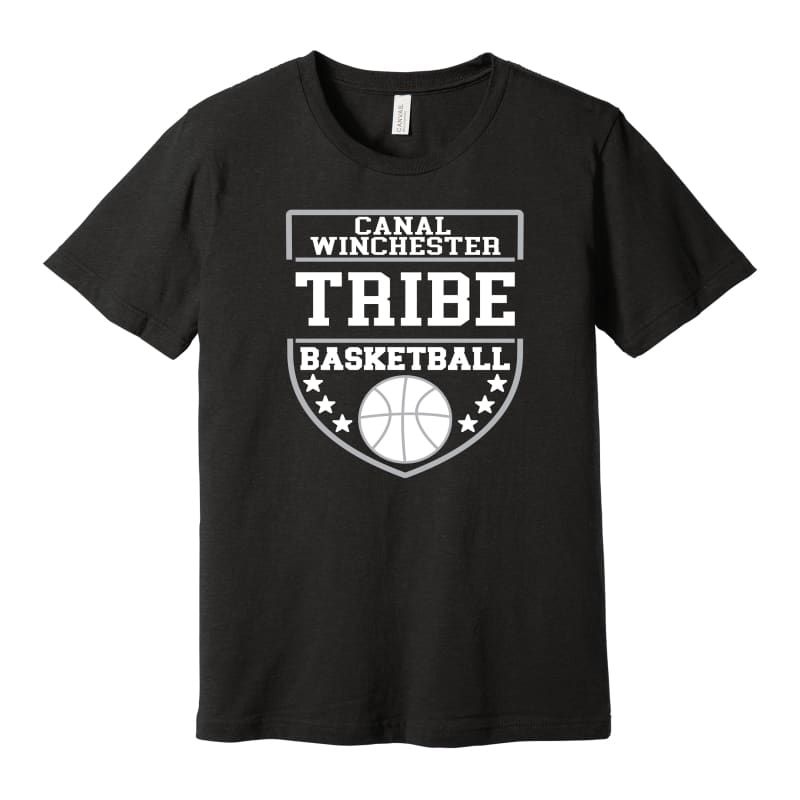 Tribe Basketball Shield Tee – Canal Winchester - Small