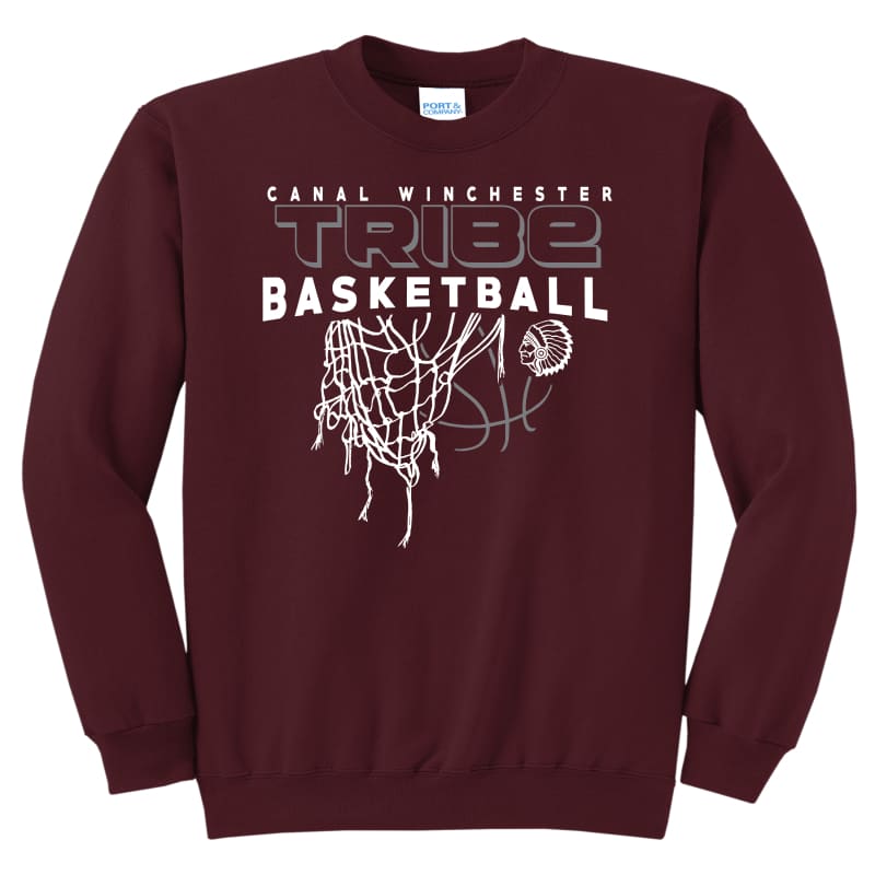 Tribe Net Basketball Sweatshirt – Canal Winchester Ohio