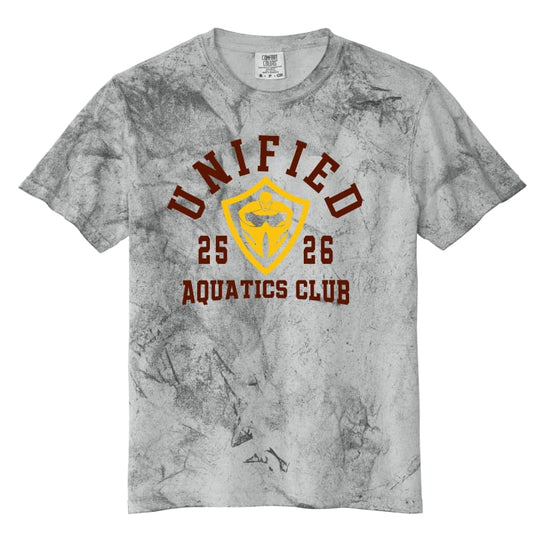 Unified Aquatics Club ’25/26 Shield’ Yellow Blast Tee