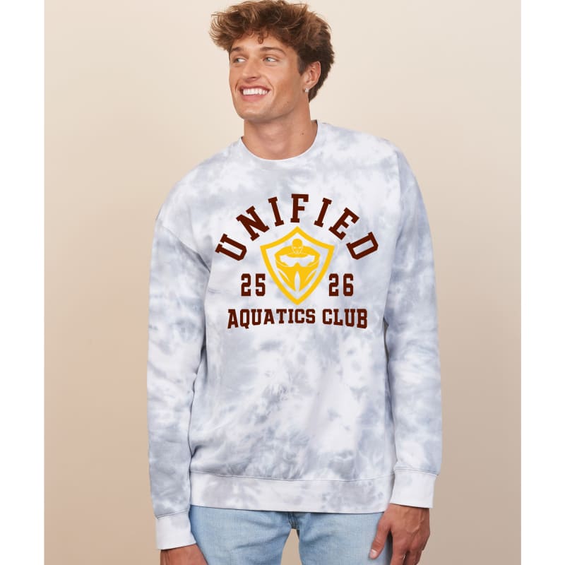 Unified Aquatics Club 25–26 Tie-Dye Sweatshirt - Small