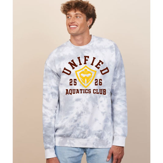 Unified Aquatics Club 25–26 Tie-Dye Sweatshirt - Small