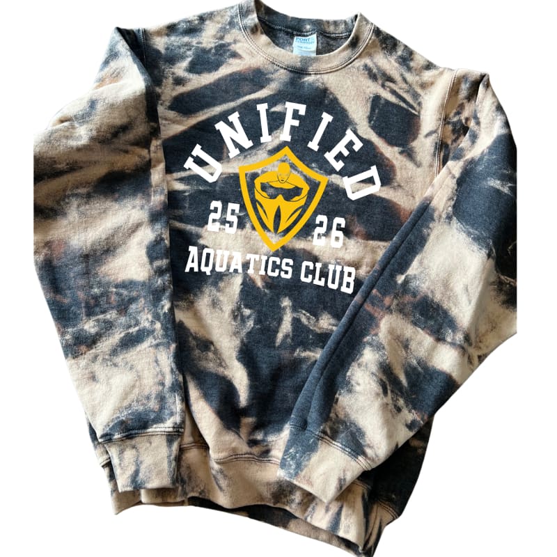 Unified Aquatics Club Shield Crewneck – Scrunch Bleach
