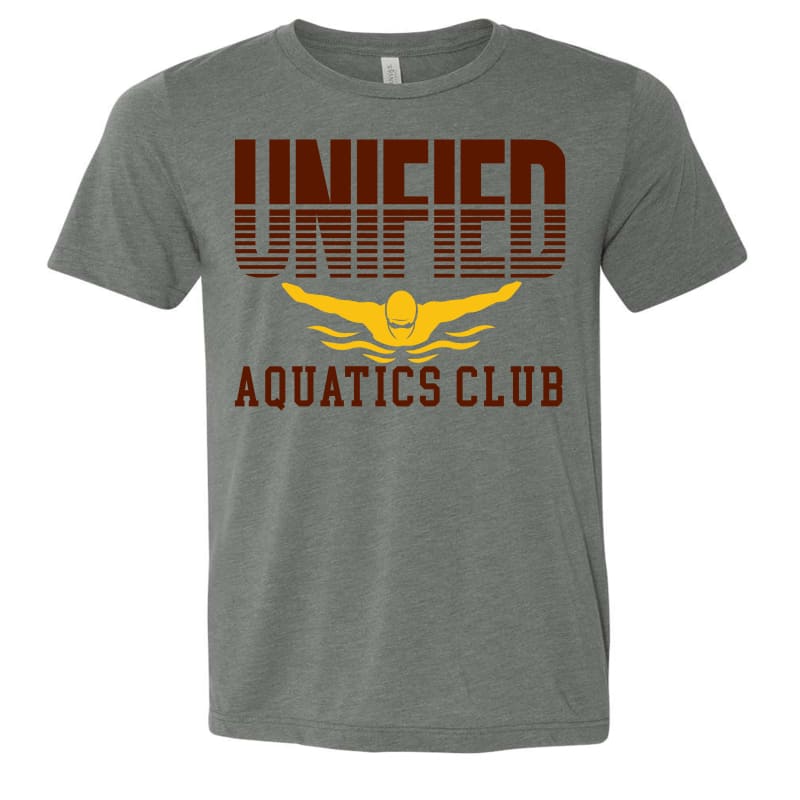 🏊 Unified Aquatics Club Split‑Design T-Shirt - Youth Small