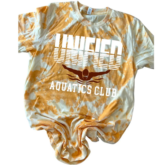 Unified Aquatics Club Split Scrunch Tee - Youth Small