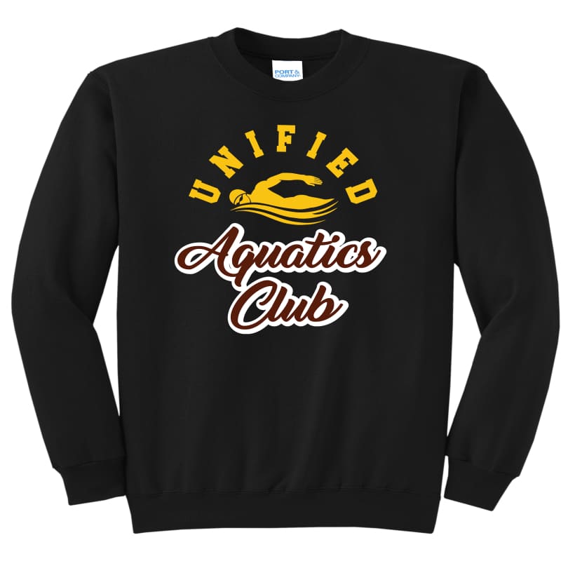 💛 Unified Aquatics Club Sweatshirt - Black / Small / Hoodie