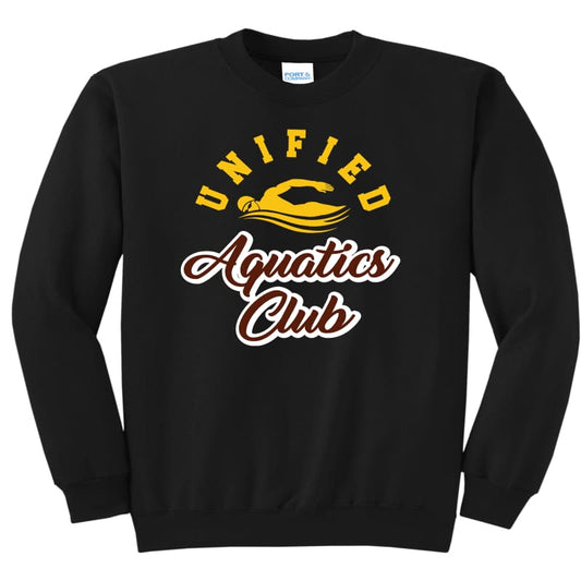 💛 Unified Aquatics Club Sweatshirt - Black / Small / Hoodie