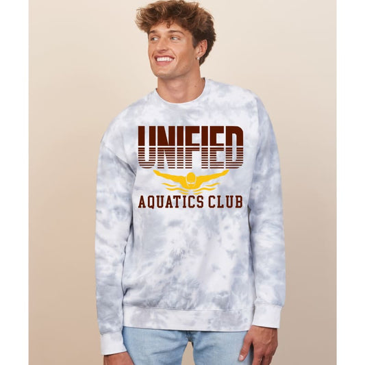 Unified Aquatics Club Tie-Dye Sweatshirt - Small - Clothing