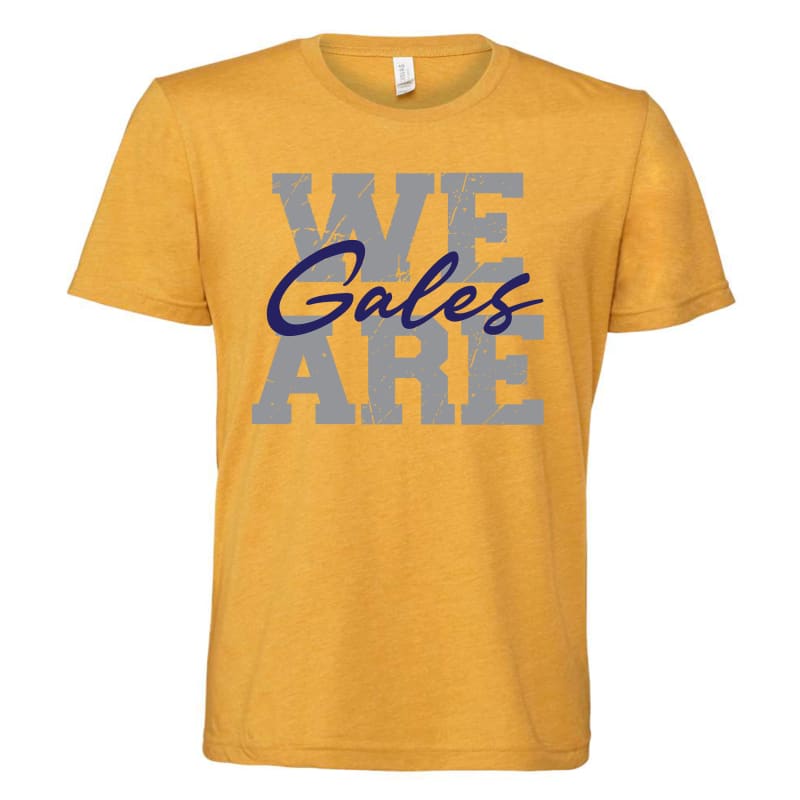 We Are Gales Tee - Small / Yellow / Long - Clothing