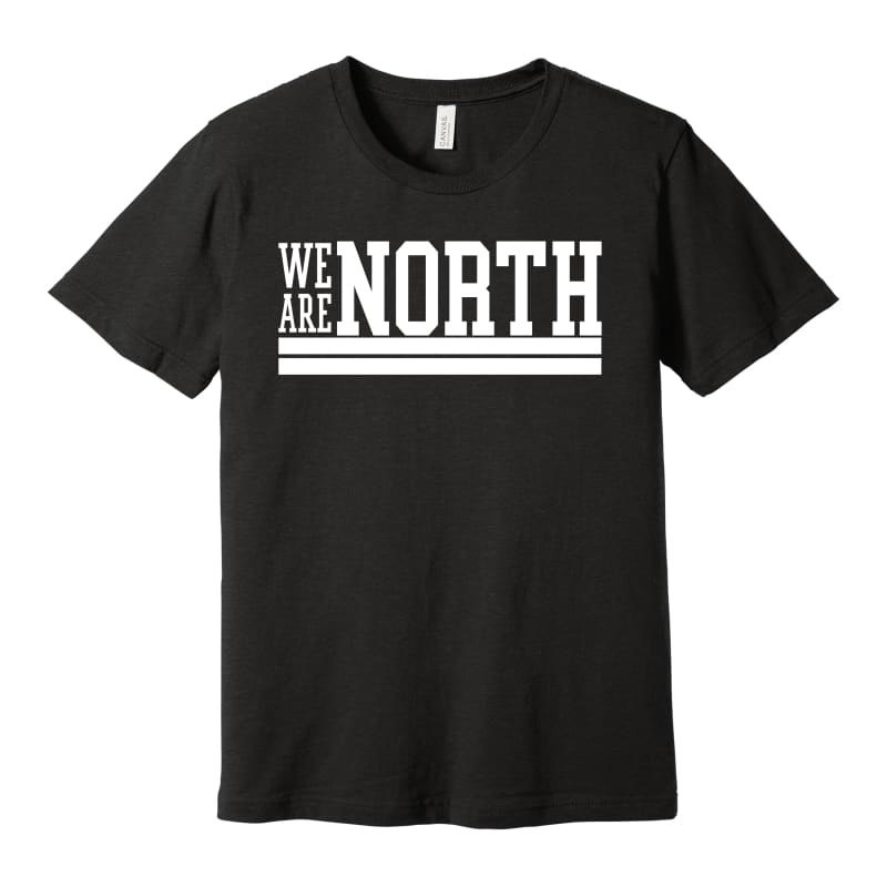 We Are North – Bold Stripes Tee - Small / Black / Short