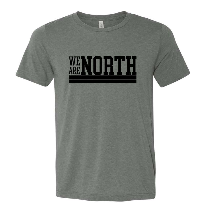 We Are North – Bold Stripes Tee - Small / Gray / Short