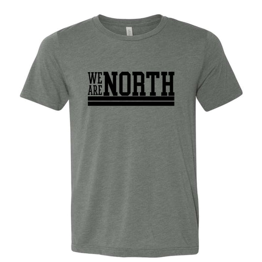 We Are North – Bold Stripes Tee - Small / Gray / Short