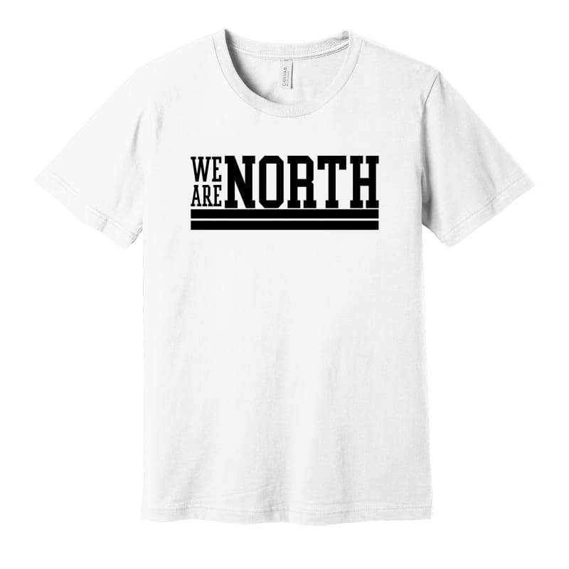 We Are North – Bold Stripes Tee - Small / White / Short