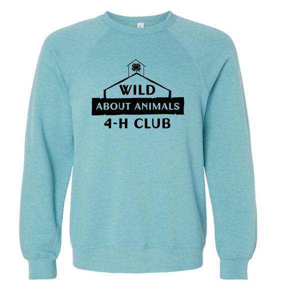 Wild About Animals 4-H Club Crew Sweatshirt