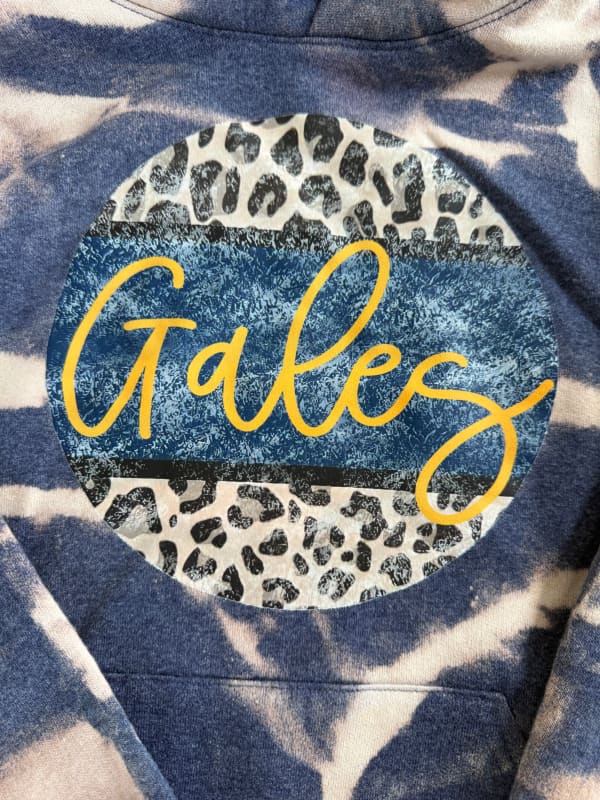 Youth GALES Leopard Tie‑Dye Hoodie – Ready to Ship