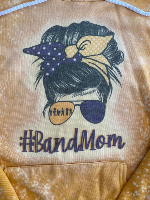 Bleached Bulldogs Band Mom Sweatshirt Hoodie - Clothing