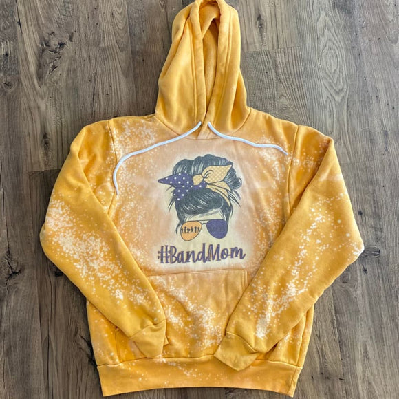 Bleached Bulldogs Band Mom Sweatshirt Hoodie - XS - Clothing