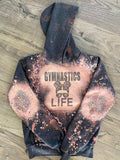 Bleached Girls Gymnastics Life Hoodie - Small - Sweatshirt