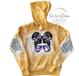 Bleached Go Bulldogs Messy Buns Sweatshirt