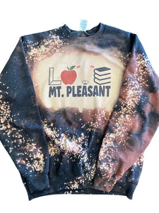 Bleached LOVE Mt Pleasant Sweatshirt - Youth Small / Yellow