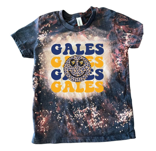 Bleached Smile Face Gales Tee