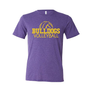 Bulldogs Volleyball Unisex Bella Canvas Tee - XS - Clothing