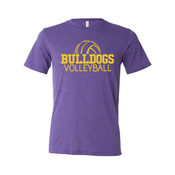Bulldogs Volleyball Unisex Bella Canvas Tee - XS - Clothing