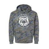 Camo Bloom Carroll Bulldogs Hood Unisex - Adult Small -