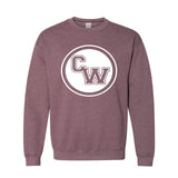 CW Adult Crew Sweatshirt - Small / Maroon - Sweatshirt