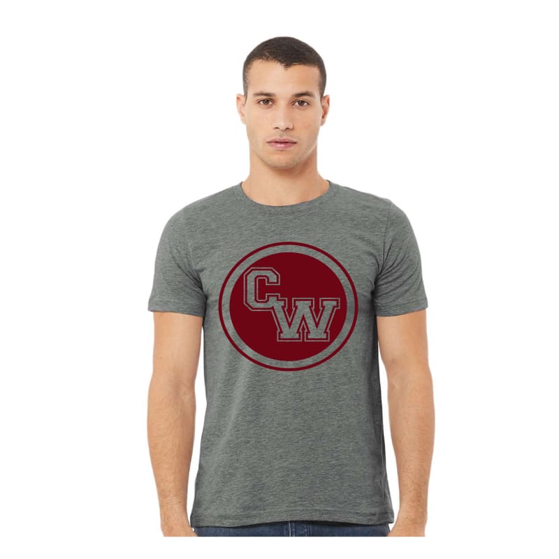 CW Adult Short Sleeve Tee - XS / Gray - Clothing