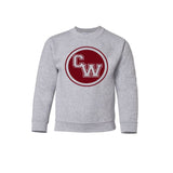 CW Youth Crew Sweatshirt - Small / Gray - Sweatshirt