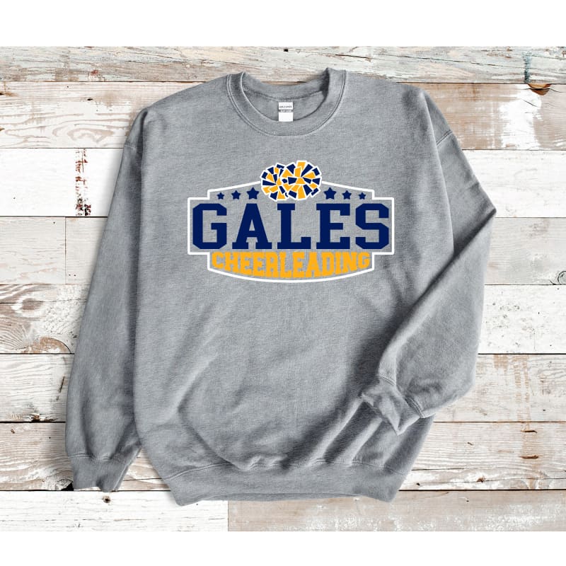 Gales Cheerleading Sweatshirt - Youth Small / Crew - 