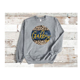 Gales Circle Leopard Sweatshirt - Youth XS / Crew
