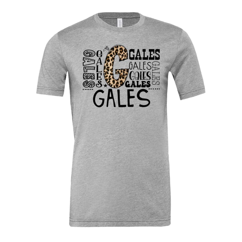 Gales Graffiti Leopard Unisex Tee - Youth Small