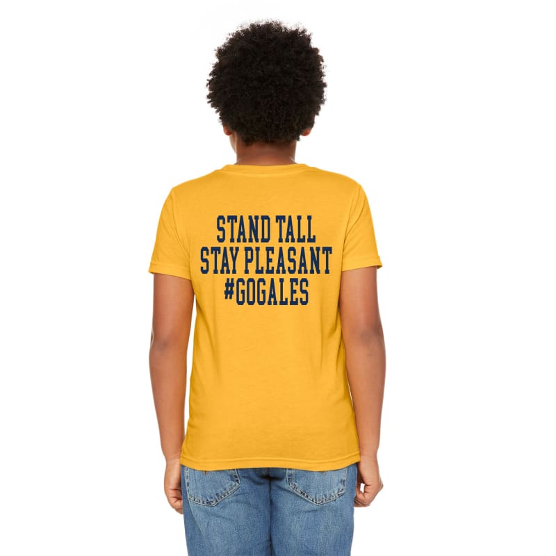 Gusto Face Stand Tall Stay Pleasant Tee - Clothing