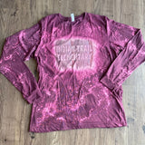 Indian Trail Elementary Bleached Unisex Long Sleeve Tee - XS