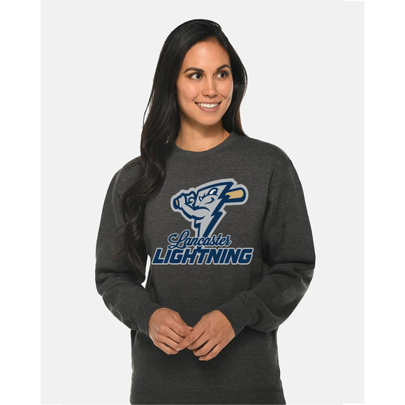 Lancaster Lightning Crew Sweatshirt - Small / Charcoal