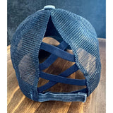 Lancaster Lightning Criss Cross Ponytail Hat - Trucker Hats