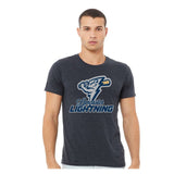 Lancaster Lightning Short Sleeve - Small / Heather Navy -