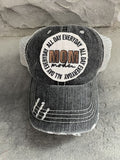 Mom Mode Leopard Ponytail Trucker Hat - Chic Loco Designs