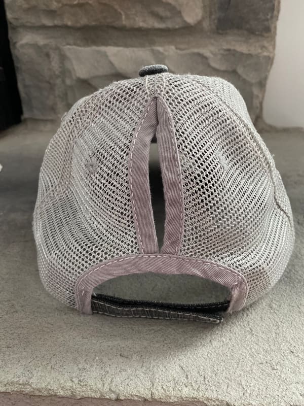 Ponytail Trucker Hat Back